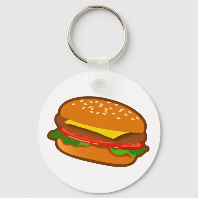 Hamburger Key Ring (Front)