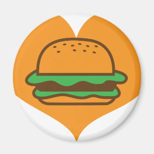 Hamburger lover magnet