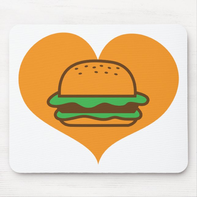 Hamburger lover mouse pad (Front)