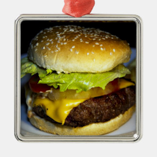 Hamburger Metal Tree Decoration