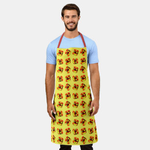 Hamburger Pattern Apron