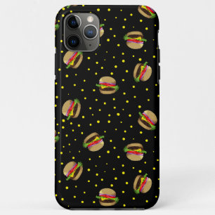 hamburger pattern iPhone 11 pro max case