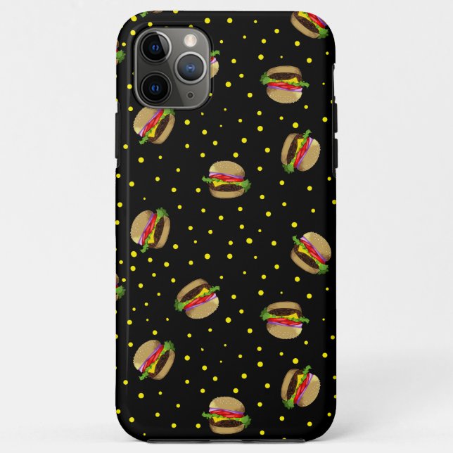 hamburger pattern Case-Mate iPhone case (Back)