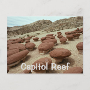 Hamburger Rocks, Capitol Reef National Park, Utah Postcard