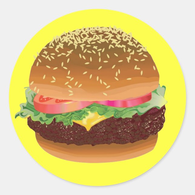 Hamburger stickers (Front)