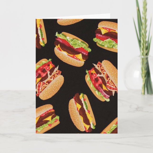 Hamburgers Card (Front)