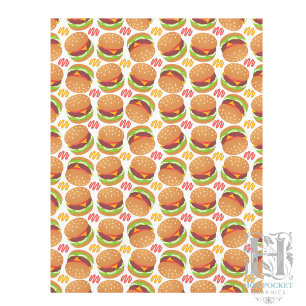 Hamburgers Scrapbook Paper