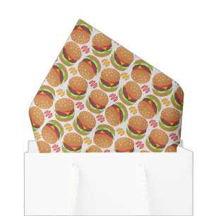 Hamburgers Tissue Paper