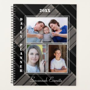 HAMbWG - 3 Photos, and Plaid in any colour Planner