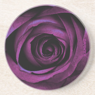 HAMbWG Amethyst Rose Drink Coaster
