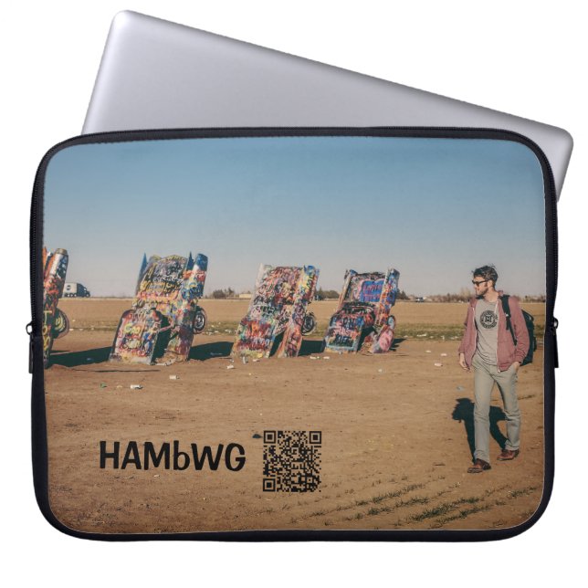 HAMbWG - Auto Art - Neoprene 15" Laptop Laptop Sleeve (Front)