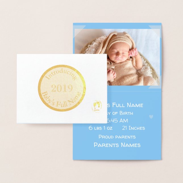 HAMbWG - Baby's Birth Announcement (Display)