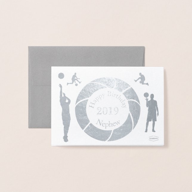 HAMbWG -  Basketball Foil Card (Front With Envelope)