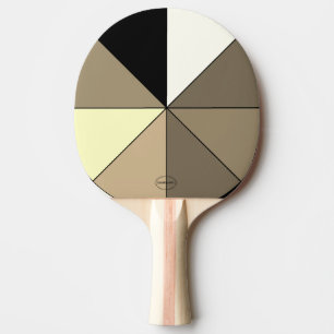 HAMbWG black and white, Colour Wheel Ping Pong Paddle
