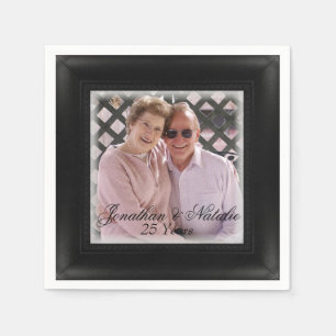 HAMbWG - Black Framed Photo Napkin