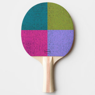 HAMbWG Bright, 4 Colour Graphic Ping Pong Paddle
