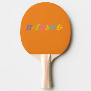 HAMbWG Bright, Graphic Colour Ping Pong Paddle