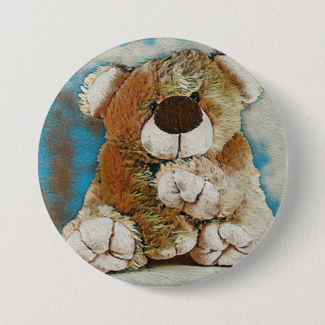 HAMbWG - Button - Teddy Bear (Front)