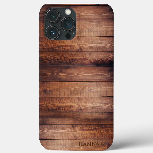 HAMbWG Case-Mate Tough Xtreme Wood Image iPhone Case (Back)