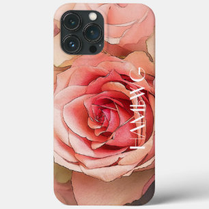 HAMbWG - Cell Phone Case - Peach Rose
