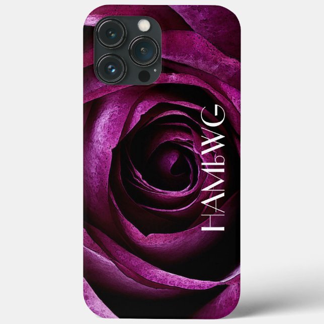 HAMbWG  - Cell Phone Case - Raspberry Rose (Back)