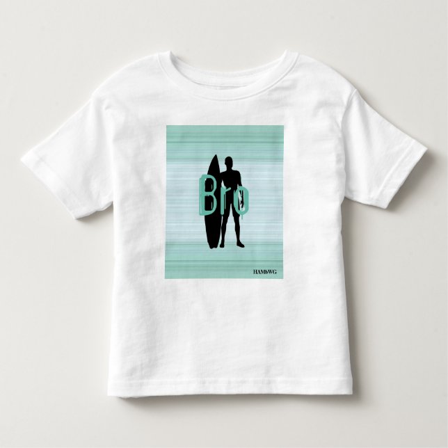 HAMbWG - Children's  T Shirt -  Aqua Gradients (Front)