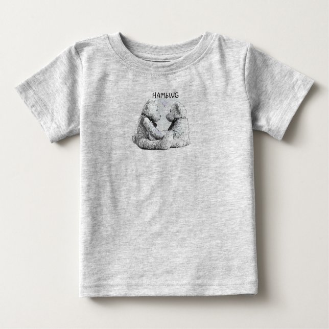 HAMbWG - Children's  T Shirt - Teddy Bear Love (Front)