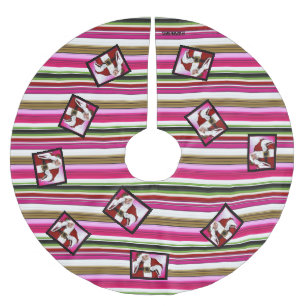 HAMbWG - Christmas Tree Skirt - Santa Claus
