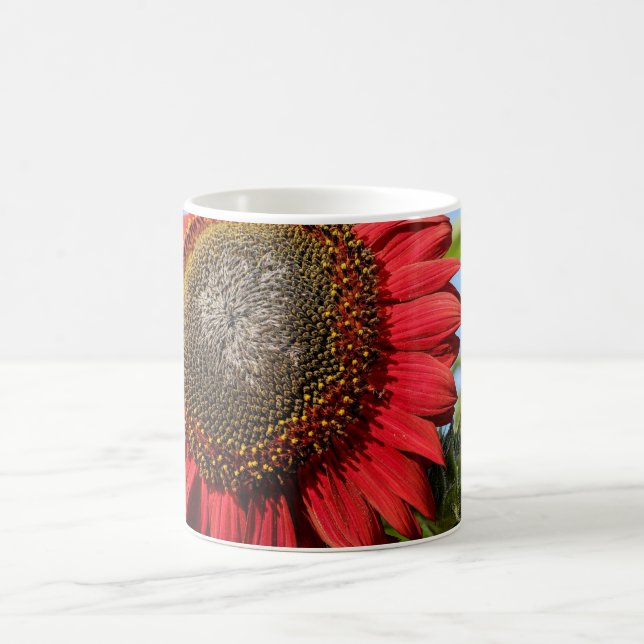 HAMbWG - Coffee Mug - Beautiful Red Sunflower (Center)