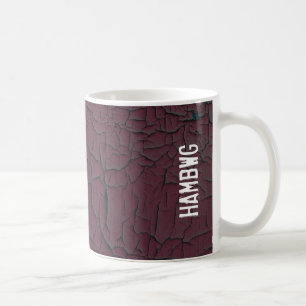 HAMbWG - Coffee Mug - Cherry Crackle Paint