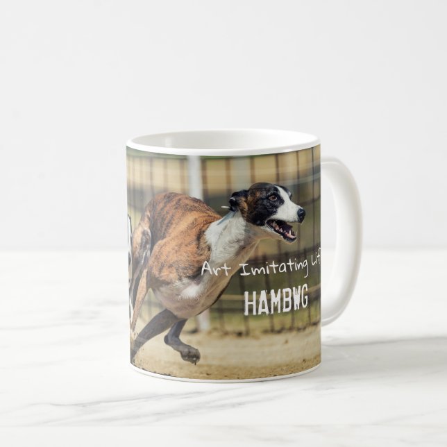 HAMbWG - Coffee Mug - Dog Race (Front Right)