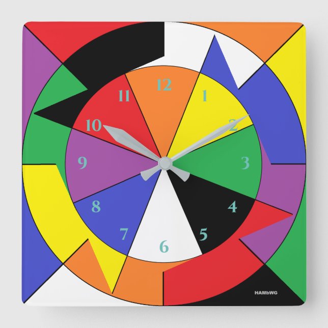 HAMbWG Colour Wheel  - Wall Clock (Front)