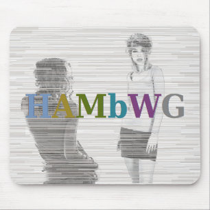 HAMbWG - Computer Mouse - Two Girls Pad