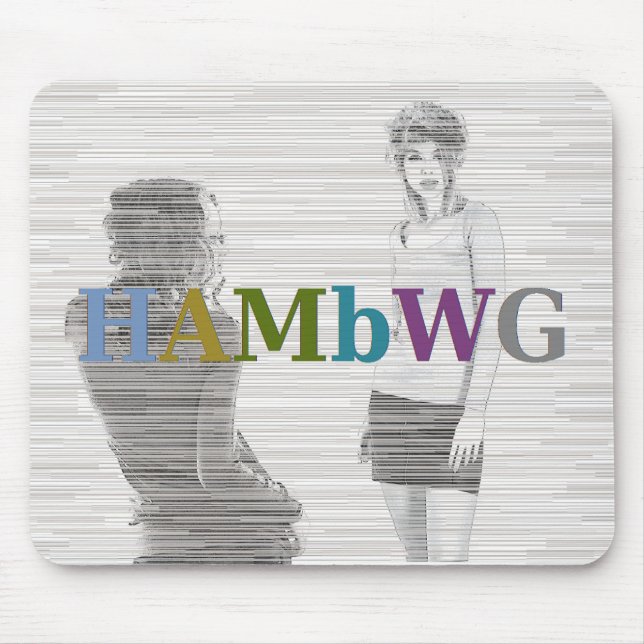 HAMbWG - Computer Mouse - Two Girls Pad (Front)