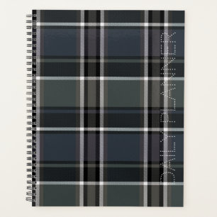 HAMbWG - Daily Planner -Grey Plaid