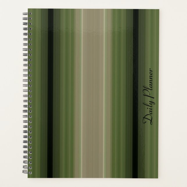 HAMbWG - Daily Planner - Olive Green Gradient (Front)
