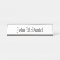 HAMbWG - Desk Name Plate - Any Colour