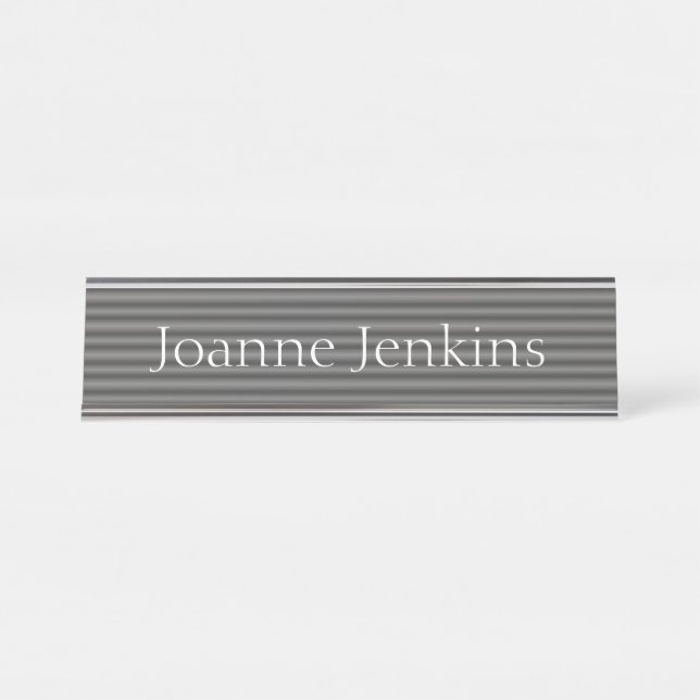 HAMbWG - Desk Name Plate - Any Colour (Front)