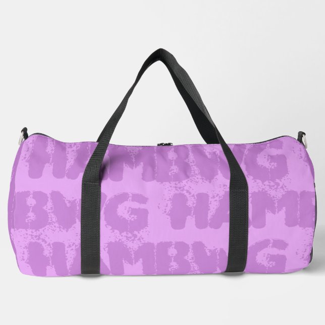 HAMbWG- Duffle Gym Bag, Violet Purple Duffle Bag (Front)