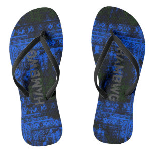 HAMbWG - Flip-Flop - Gothic Blue Thongs