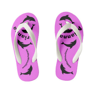 HAMbWG Flip-Flops - Dolphins Kid's Thongs