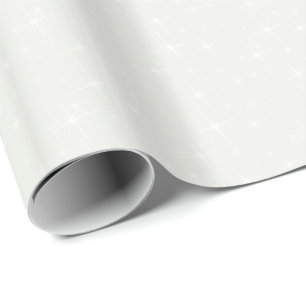 HAMbWG Glossy Wrapping Paper - Creme/White Starry