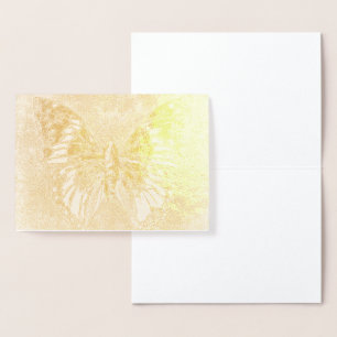 HAMbWG - Gold Foil Card - Butterfly