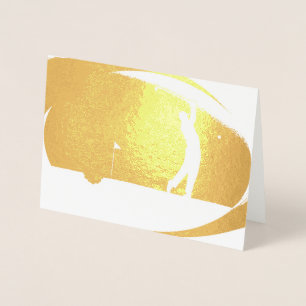 HAMbWG - Gold Foil Card - Golfer 2