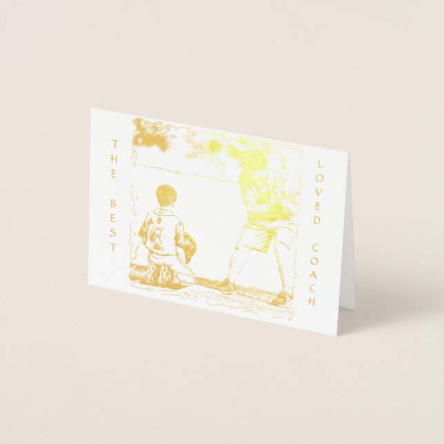 HAMbWG - Gold Foil Card - The Best Loved Coach (Front)