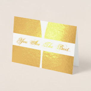 HAMbWG - Gold Foil Card - You Are The Best
