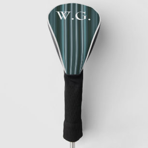 HAMbWG Golf Iron Head Cover - Teal Stripes