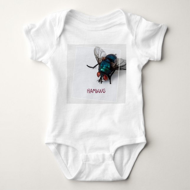 HAMbWG - Hanes TAGLESS® T-Shirt - Insect Baby Bodysuit (Front)