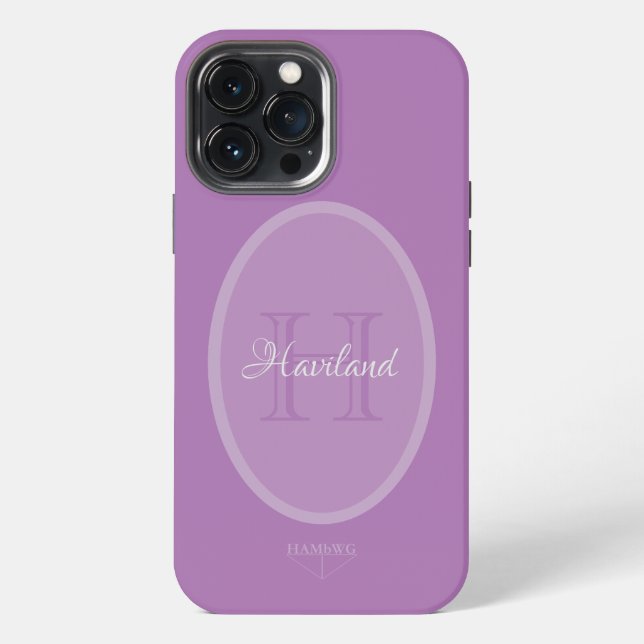 HAMbWG Monogram iPhone Case (Back)