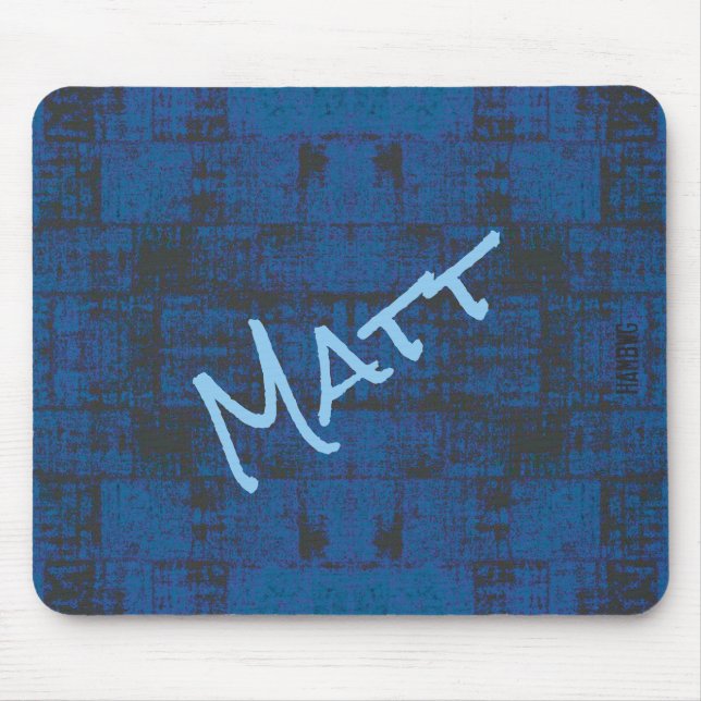 HAMbWG - Mousepad - Blue Distressed (Front)